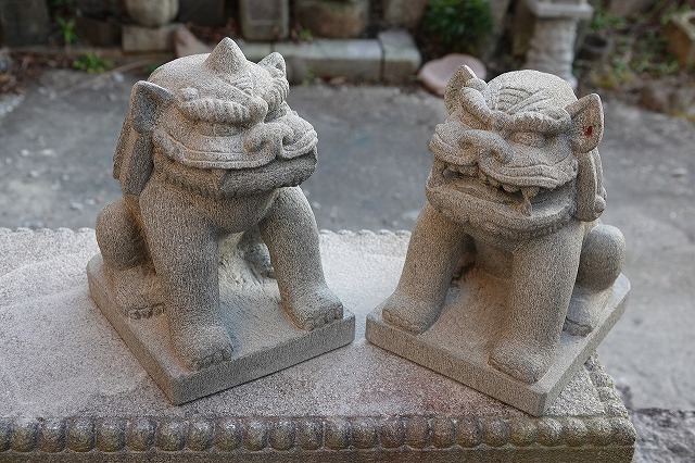 400年以上前の量産型の狛犬を現代風に